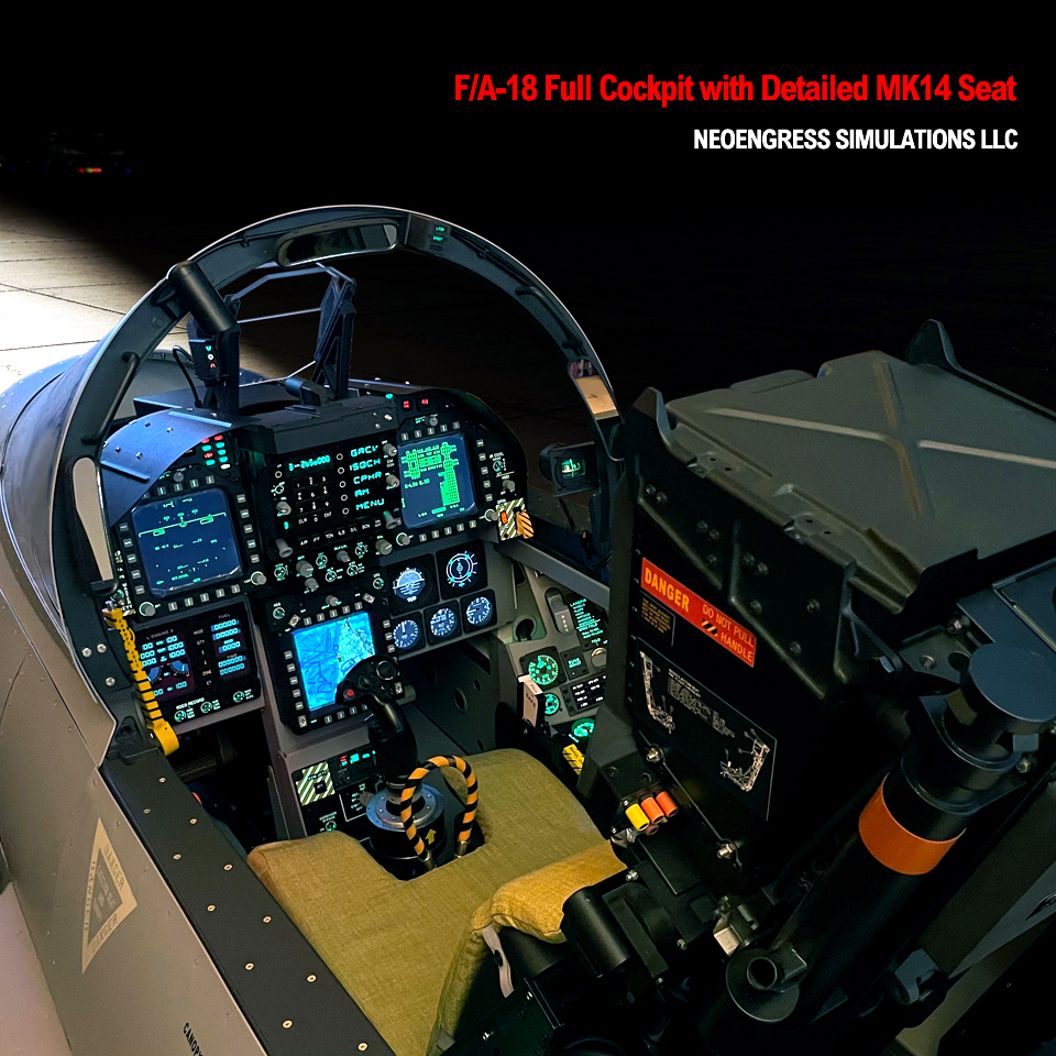 NeoEngress F/A-18 trainer cockpit